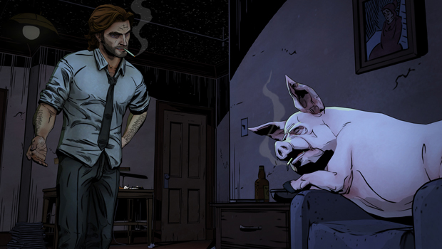 The Wolf Among Us, Pig, Cover, Tell Tale Games,